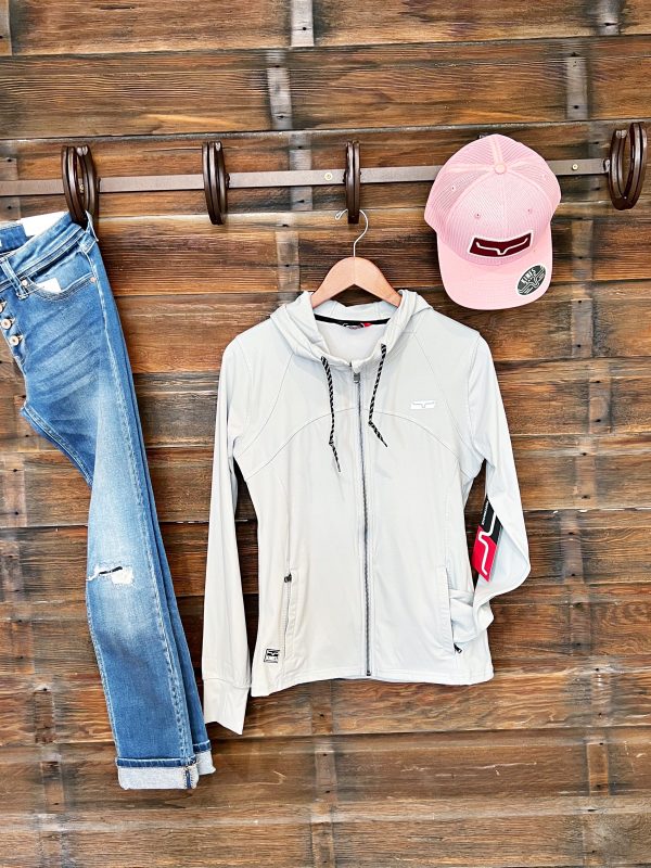 The Laredo Zip Up in Grey Hot on Sale