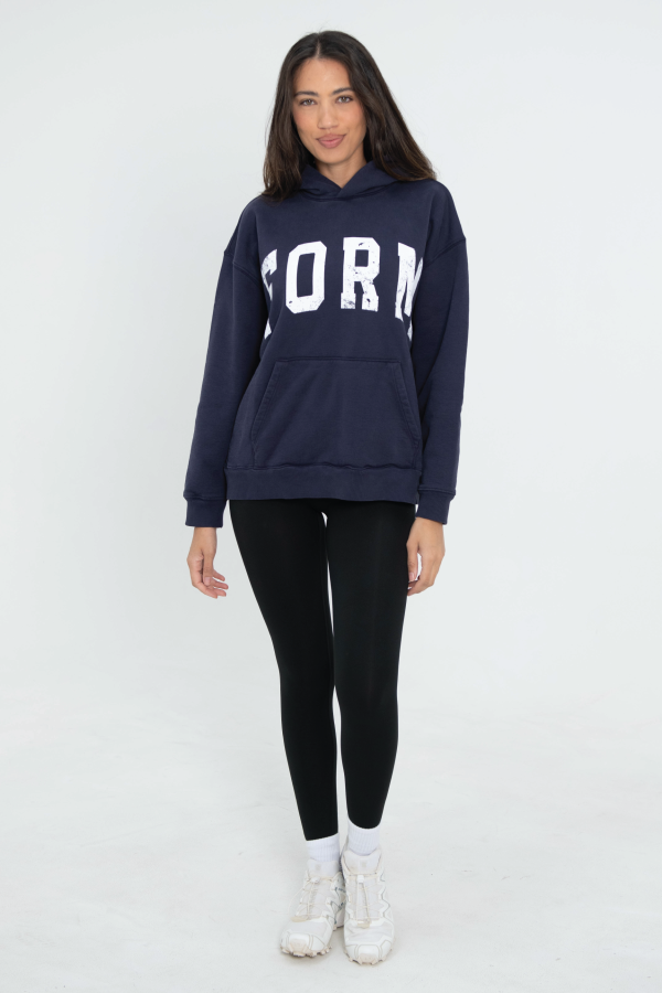 FORM Hoodie - Navy on Sale