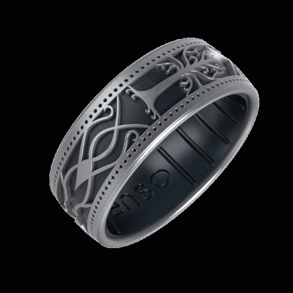 The Lord of the Rings Silicone Ring - Tree of Kings For Cheap