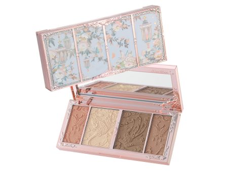 Butterfly Cloud Collar Embossed Highlight & Contour Palette Cheap