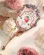 Strawberry Rococo Hand Mirror on Sale