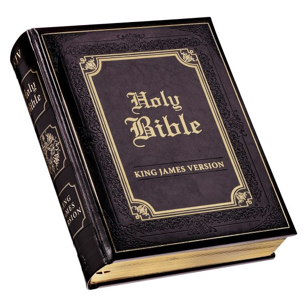 KJV Brown Faux Leather Family Bible Sale