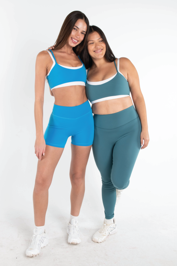 Layered Bra - Aqua For Discount