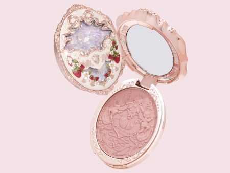 Strawberry Rococo Embossed Blush Cheap