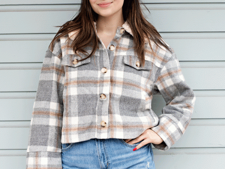 Willow Cropped Plaid Jacket Fashion