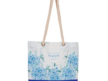 Saved by Grace Through Faith Canvas Tote Bag Supply