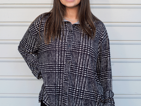 Glen Plaid Blouse Online now