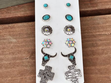 The Silver Earring Set Online Hot Sale