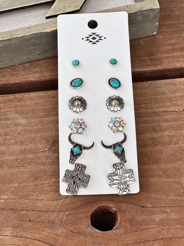 The Silver Earring Set Online Hot Sale