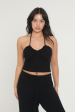 Sweater Halter - Black Hot on Sale