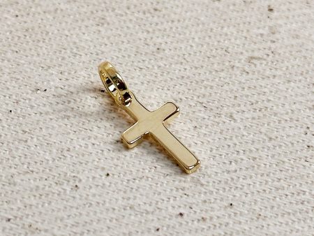 Mini Polished Cross Charm Online Hot Sale