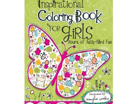 Inspirational Coloring Book For Girls (Wirebound) Cheap