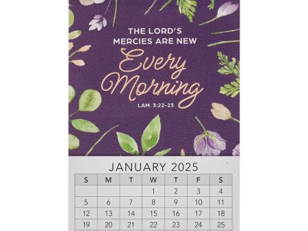 2025 Mini Magnetic Calendar - The Lord s Mercies Are New Every Morning Sale