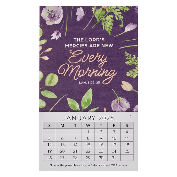 2025 Mini Magnetic Calendar - The Lord s Mercies Are New Every Morning Sale