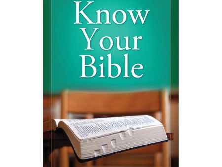 Know Your Bible (Value Book)(Mass Market Paperback) For Discount