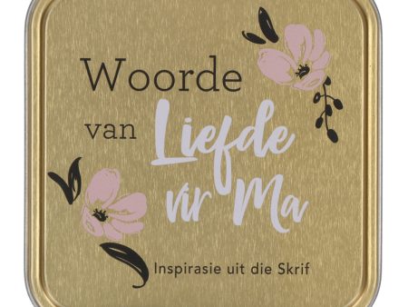 Woorde Van Liefde vir Ma Afrikaans Cards In Tin - Inspirasie uit die Skrif Cheap