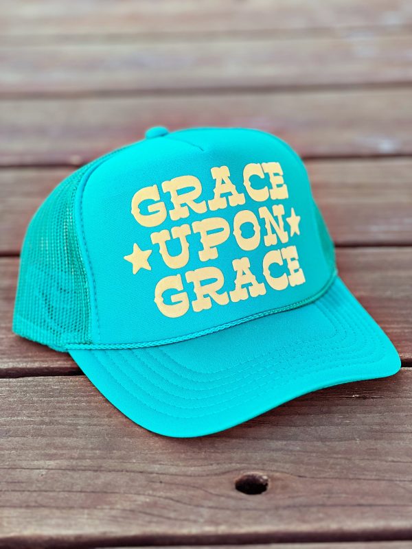 Grace Upon Grace Hat in Jade Online Hot Sale