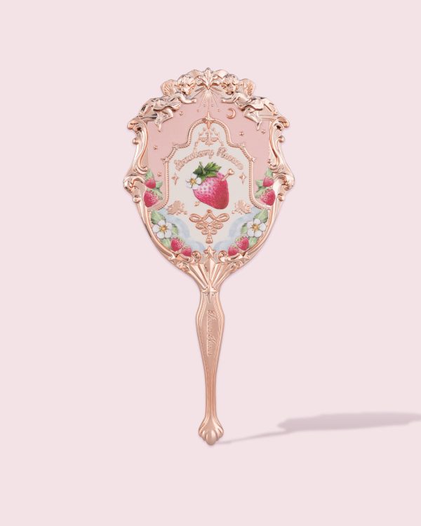 Strawberry Rococo Hand Mirror on Sale