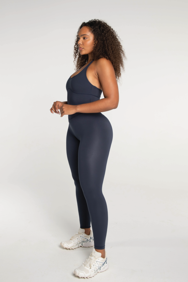 Halter Onesie - Navy Online Sale