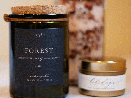 Forest Soy Beeswax Candle  Fashion