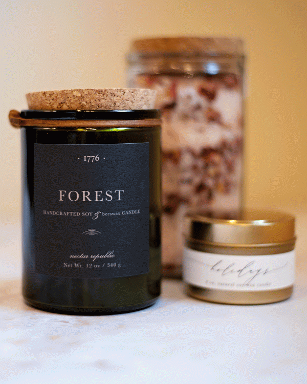 Forest Soy Beeswax Candle  Fashion