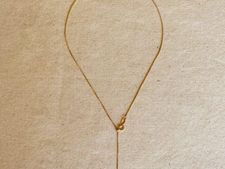 18k Gold Filled Adjustable Sizing Necklace For Discount