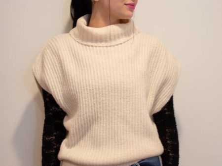 Knit Turtleneck Vest Sale