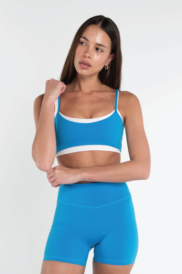 Layered Bra - Aqua For Discount