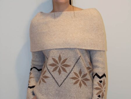 Alpine Foldover Sweater on Sale