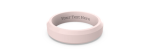 Bevel Thin Silicone Ring - Pink Sand Hot on Sale