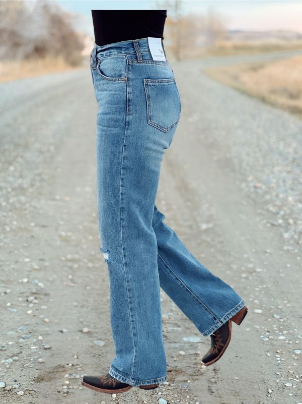 The Nashville High Rise Wide Leg Jean Sale