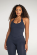 Halter Onesie - Navy Online Sale