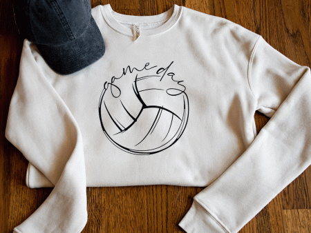 GAMEDAY VOLLEYBALL Graphic Sweatshirt Fashion