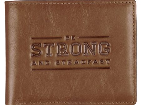 Be Strong and Steadfast Genuine Leather Wallet For Sale