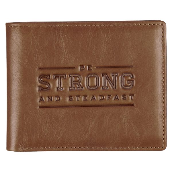 Be Strong and Steadfast Genuine Leather Wallet For Sale