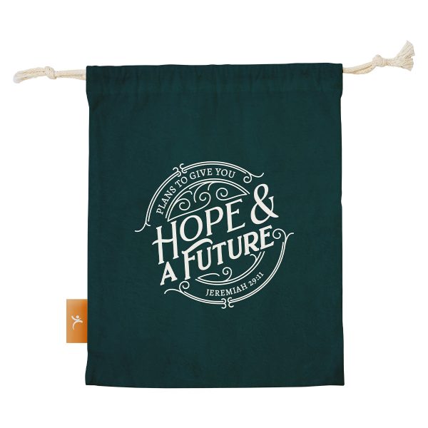 Hope & A Future Small Drawstring Bag - Jeremiah 29:11 For Discount