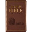 NLT Brown Faux Leather Standard Bible Thumb Indexed Sale