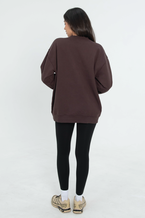 FORM Crewneck - Espresso Online Hot Sale