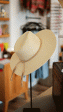 Wide Brim Straw Hat w  Braided Band Online Hot Sale