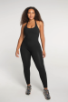 Halter Onesie - Black Hot on Sale