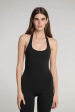 Halter Onesie - Black Hot on Sale