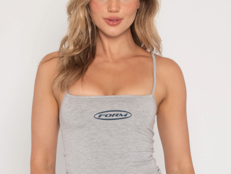 FORM Cotton Cami - Heather Grey Sale