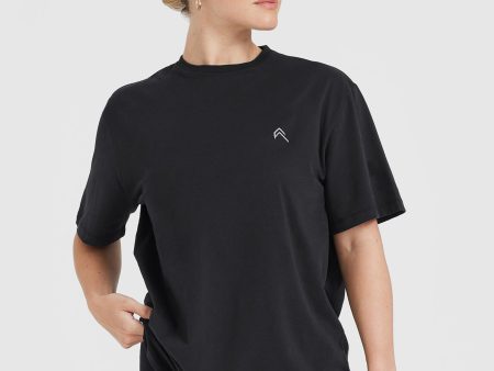 Classic Oversized Lightweight T-Shirt | Black Fashion