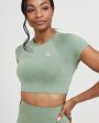 Effortless Seamless Short Sleeve Crop Top | Sage For Cheap