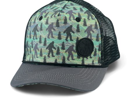 Sasquatch Mountain Trucker Hat For Cheap