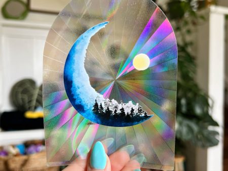 Forest on the Moon Suncatcher Decal For Discount