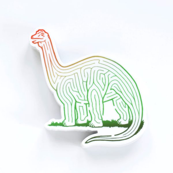 Dinosaur Maze Sticker For Sale