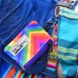 Rainbow Slash Clip Wallet Sale