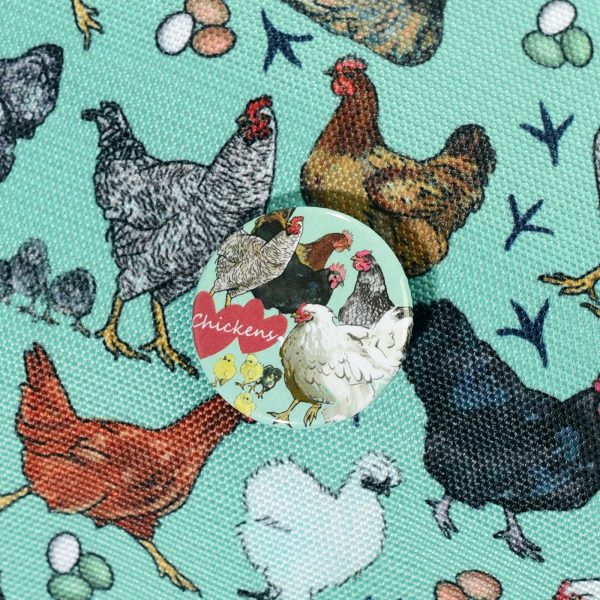 Chickens Love Pinback Button Sale