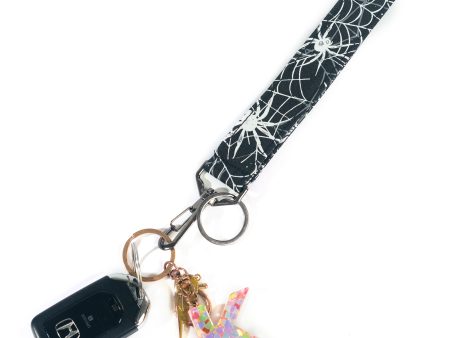 Spooky Spiders Wristlet Key Fob (Glow-in-the-dark!) Online Sale